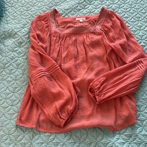 Lauren Conrad ladies Small blouse boho flowy